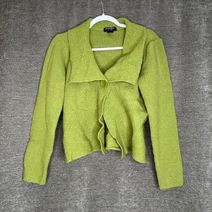 Clothes By Revue Women's Single Button Wool Jacket | Green